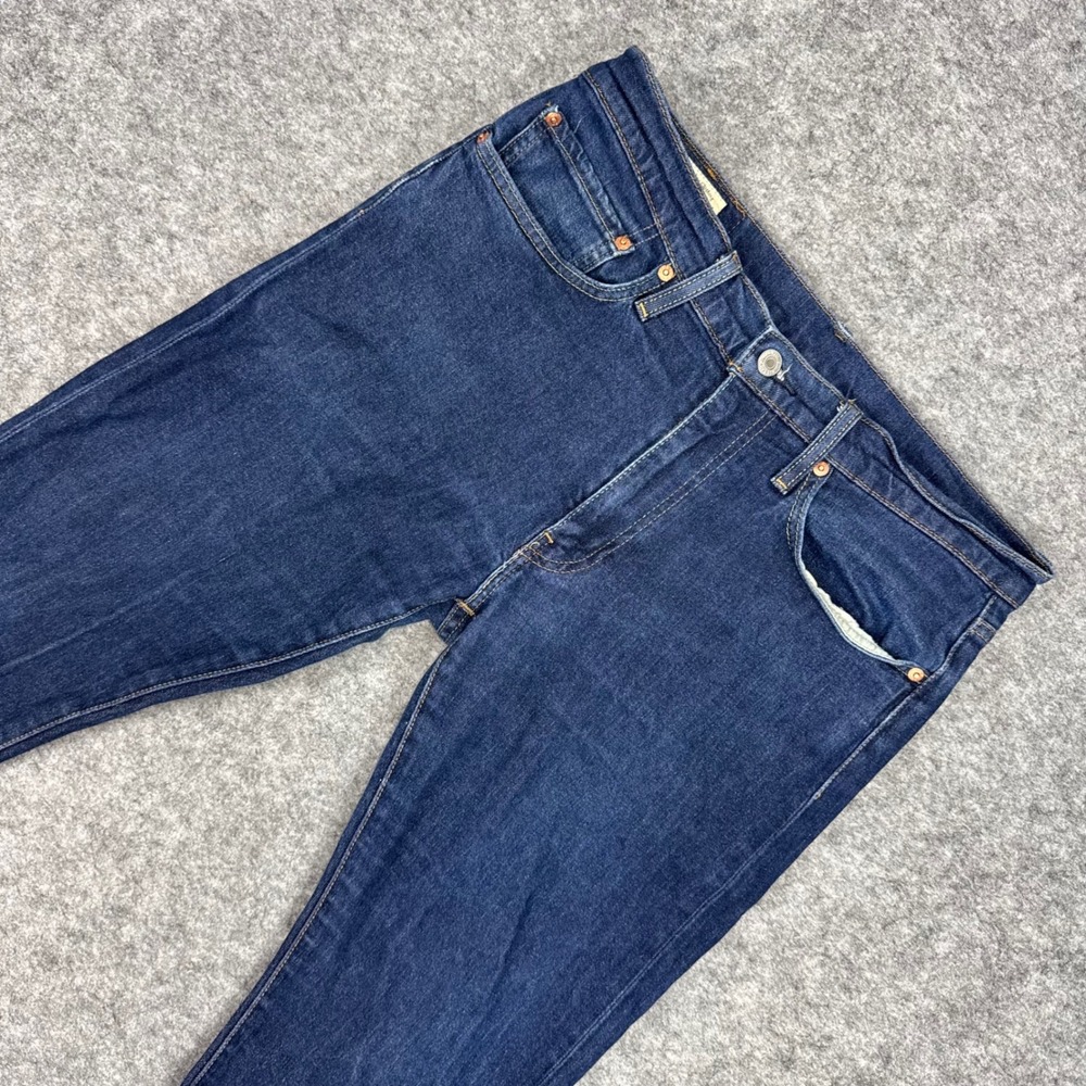 Levi Strauss Co 512 Slim Taper Dark Wash Mens Jeans W34 L30